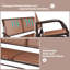 Chadley Metal Outdoor Bench-1416676816