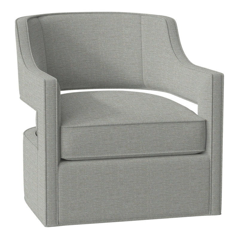 Fauteuil pivotant l 29,5 po Phoebe, Polyester mastic 3152