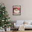 «Here Comes Santa Claus» - Cadre flottant, impression sur toile-367569907-367569909