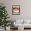 «Here Comes Santa Claus» - Cadre flottant, impression sur toile-367569909-367569907