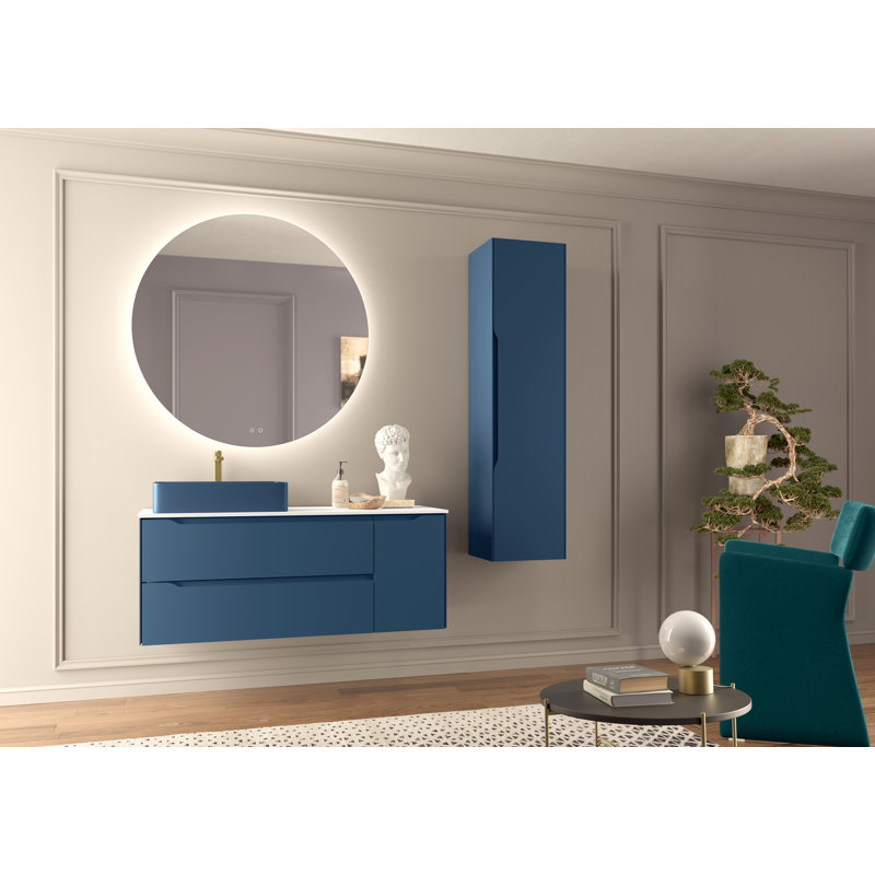 Base de meuble-lavabo simple Cenit 48 seulement, Bleu