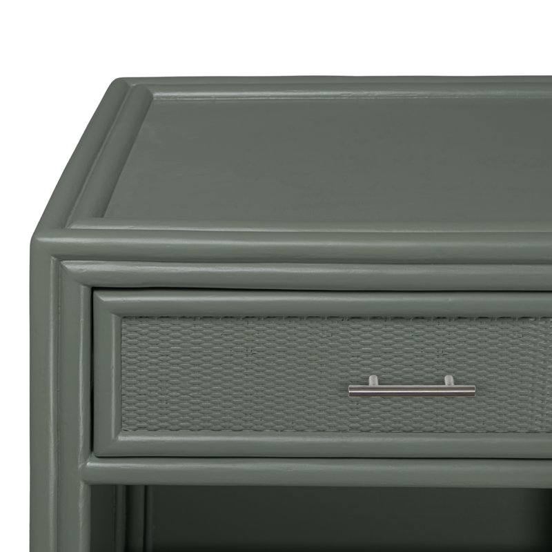 Aruba 1 - Drawer Nightstand, Evergreen