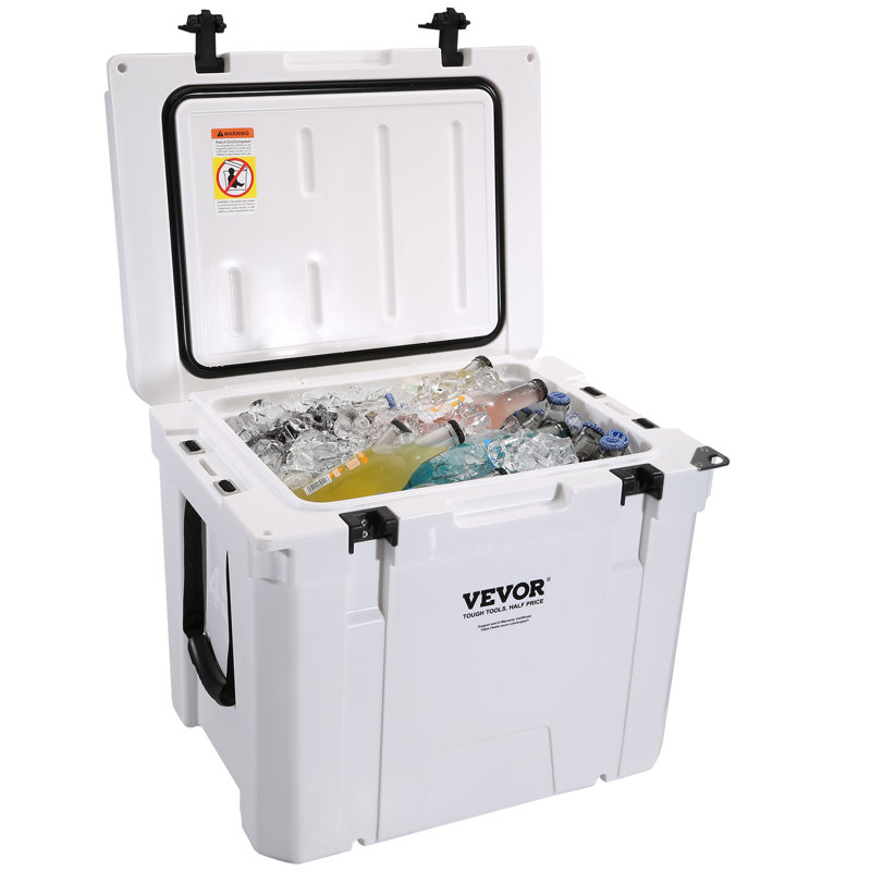 VEVOR 45 Quarts Ice Chest in White