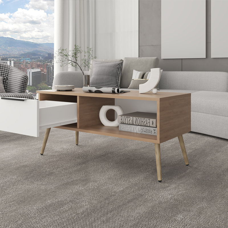 Table Lavelle, salon, brun