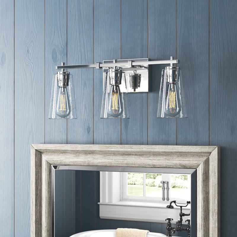 Noland 3-Light Vanity Light, Chrome