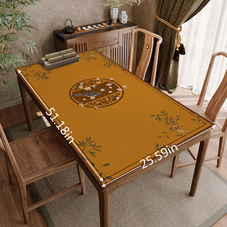 Leather tablecloth waterproof table cloth Heat-resistant table mat office  Desk tablecloth customize leather table protector