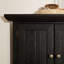 Armoire décorative, armoire de rangement de coin avec tablettes pour salle de bain, salon, cuisine-1538298733