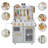 Teamson Kids Little Chef Memphis Wooden Pretend Play Kitchen with 16 Accessories and and Interactive Toy Appliances-89292707