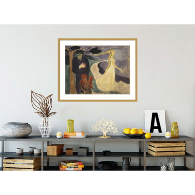 «Séparation» par Edvard Munch - impression giclée sur cadre
