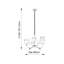 Beedle 5 - Light Shaded Chandelier