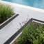 Trench Drain, 39.6 x 4.1 x 2.4 in, Linear Drainage Channel, HDPE Channel Drain with Grates & End Caps, Outdoor Drainage System for Driveway, Patio, Pool, Garden, Yard, Black