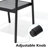 6 - Person Aluminum Patio Dining Set With Stackable Chairs And Umbrella Hole-240685470