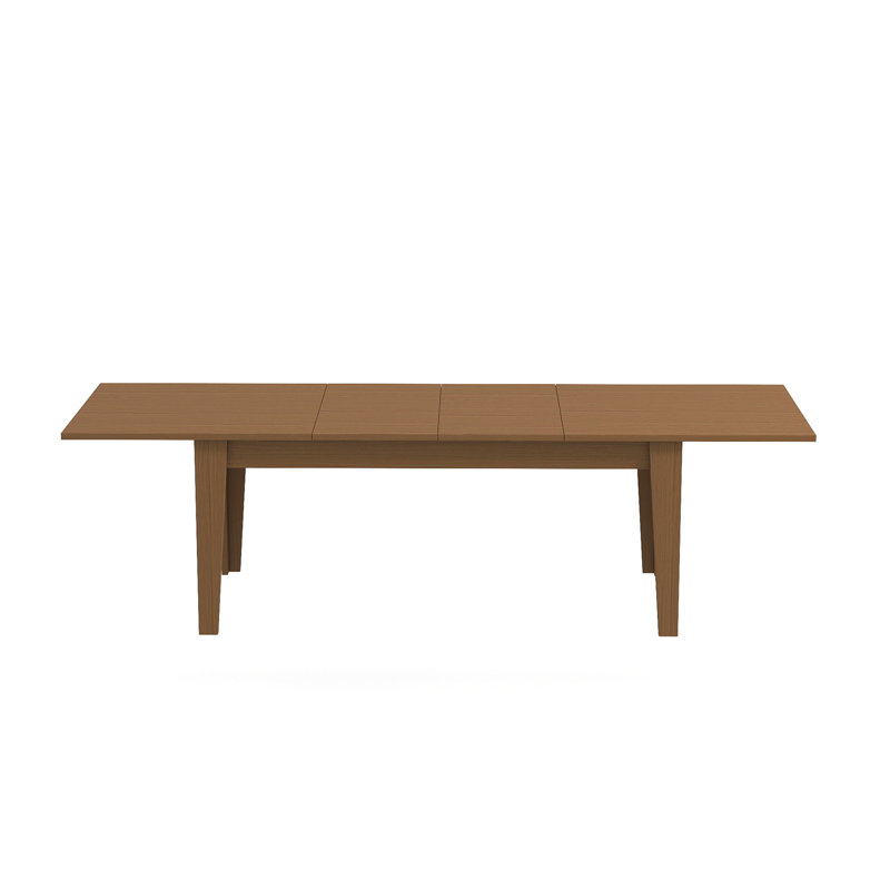Dining Table , 106.3 In  Large Extendable Kitchen Table, Oak