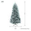 Arbre de Noël artificiel de qualité supérieure - Élégante pièce maîtresse des fêtes en 6 pi et 7 pi-696502921