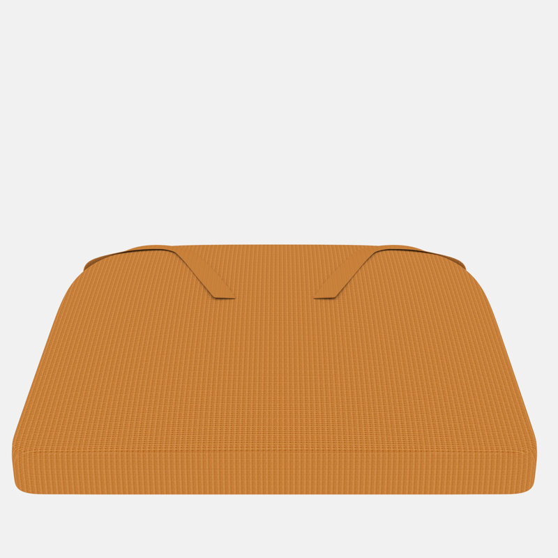 Indoor/Outdoor Dining Chair Seat Cushion, Cosette Adobe