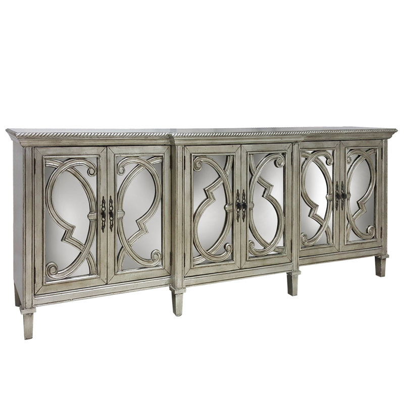 Prado 97'' Sideboard, Silver