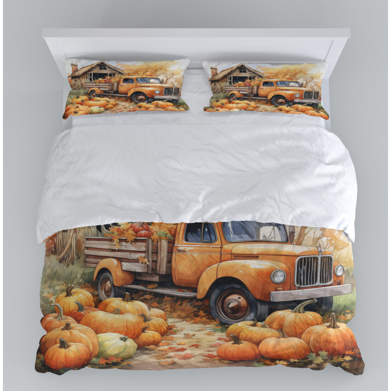Abstract Duvet Cover, King Duvet Cover + 2 King Shams