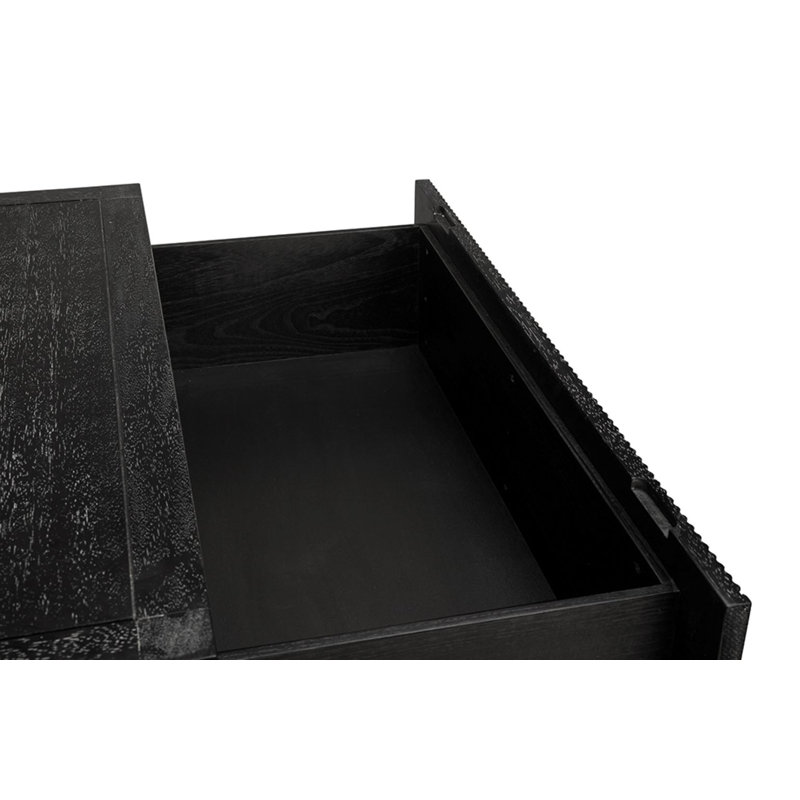 Plato 2 - Drawer Nightstand, Black Walnut