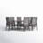 Leonard 6 - Person Patio Dining Set with Rectangular Table
