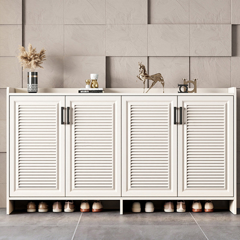 White Aluminum alloy Shoe Storage