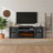 Brixham 97" Farmhouse Fireplace TV Stand for TVs up to 100"-80113037