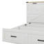 Charmante armoire-lit escamotable de style campagnard avec un port de charge intégré-115735629