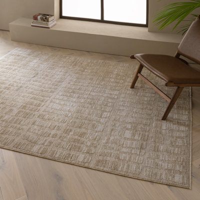 Asiatic Laurent Grid Beige Area Rug