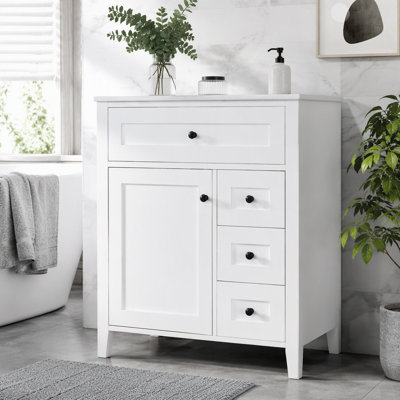 Meuble-lavabo de 30 po avec lavabo et grand rangement