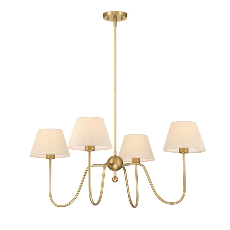 Lustre traditionnel 4 lumières à intensité variable Beacon