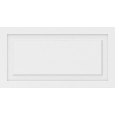 Panneau mural Harrison 3D en blanc