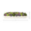 Assortiment de fleurs de Sedum et de mousse Kallas-2109240049