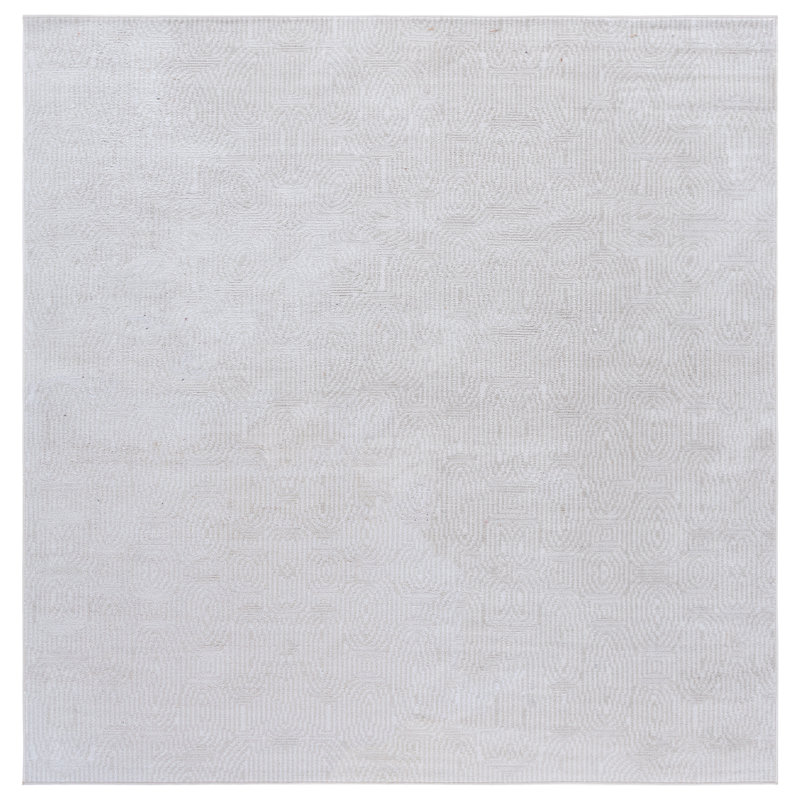Tapis abstrait lavable à la machine Bayside 136 Performance, Carré 6 pi 7 po