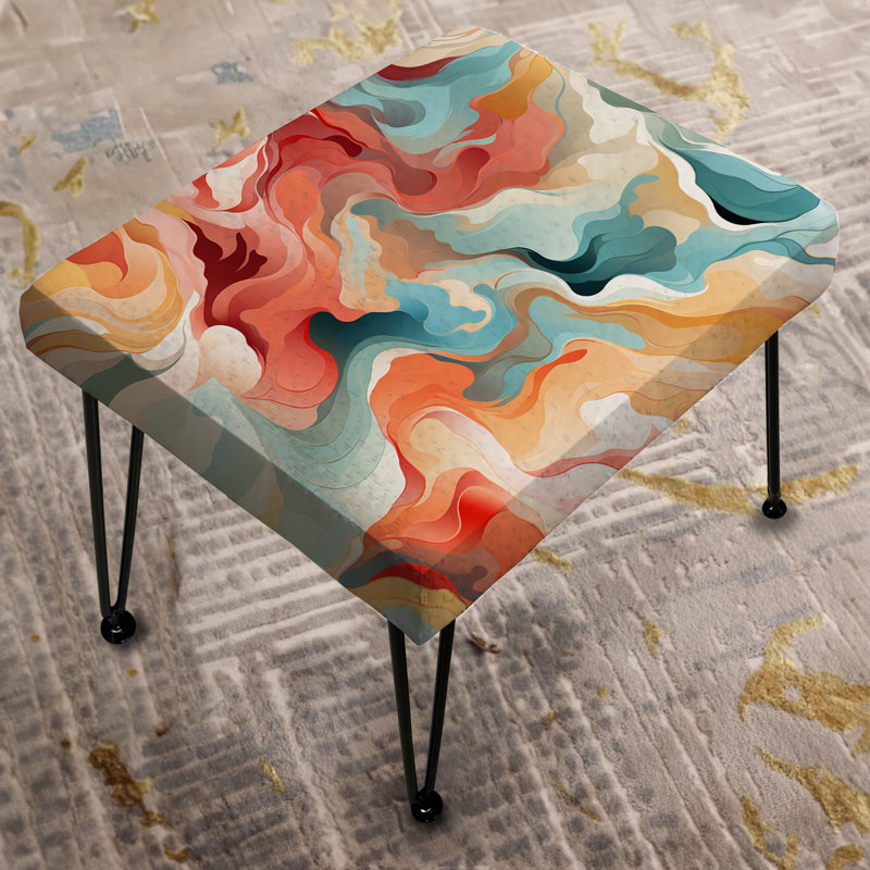 Repose-pieds de couleur pastel Camel