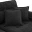 Canapé modulaire convertible en forme de L 106 * 66,5 ", ensemble de canapé capitonné 4 places avec pieds réglables deux tons, tissu en chenille nuage, repose-pieds mobile pour salon, appartement, bureau-779102227