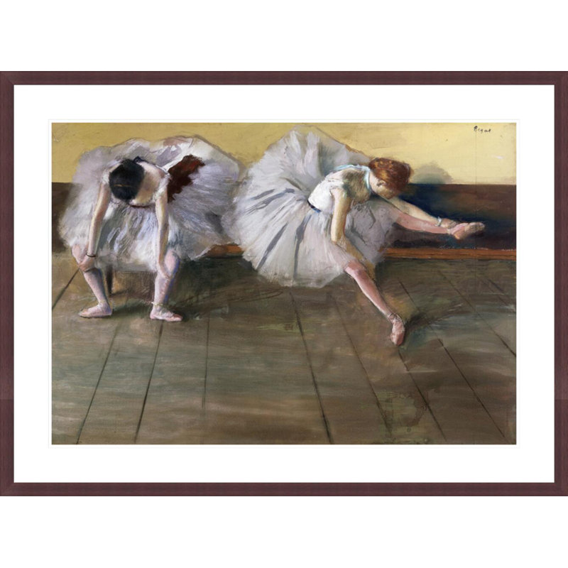 «Dancers» par Edgar Degas, impression giclée sur cadre, H 31,05 po x l 41,5 po