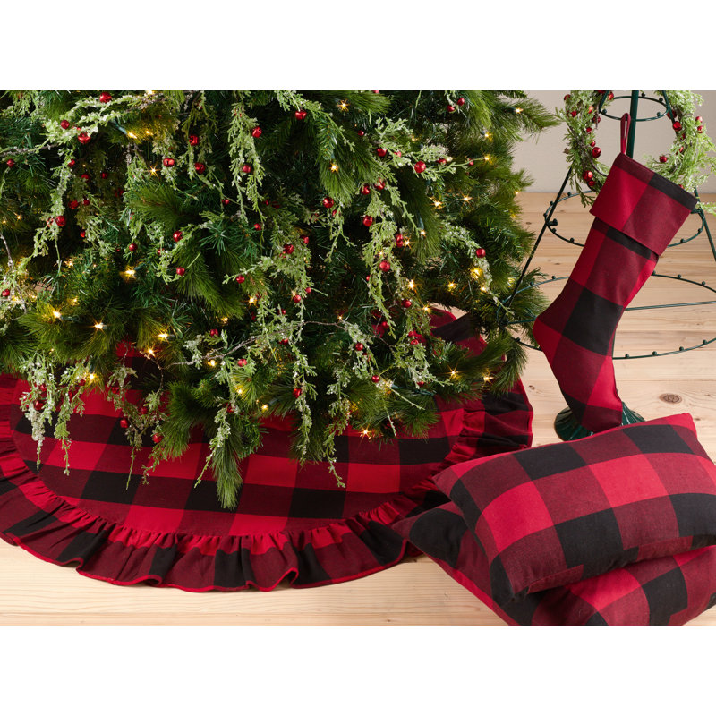 Swag Cotton Tree Skirt, 72"