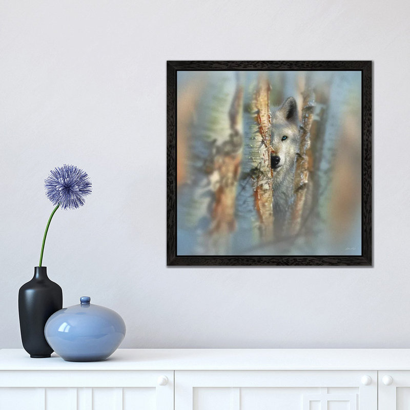 1 Piece Wall Art on Canvas, 93.98 cm H x 93.98 cm W, Black Framed