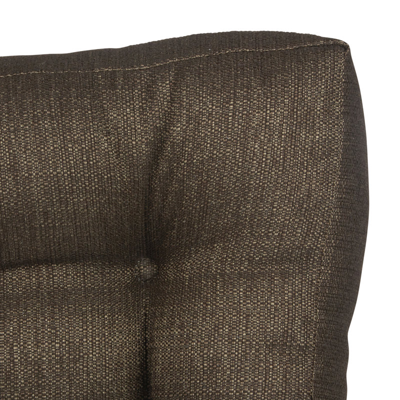 Non-Slip Square Extra Thick Floor Cushion, Chestnut