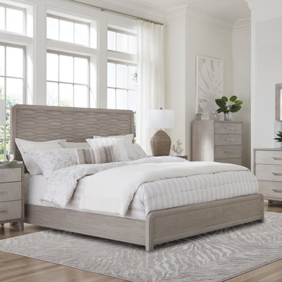 Cape King Wave Panel Bed