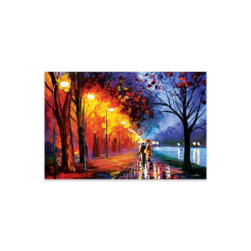 «Alley by the Lake I» par Leonid Afremov - impression sans cadre, H 16 po x l 24 po x P 0,25 po