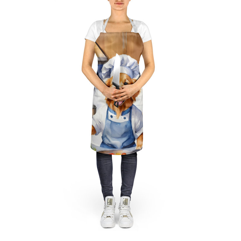 No Pattern Bib Apron