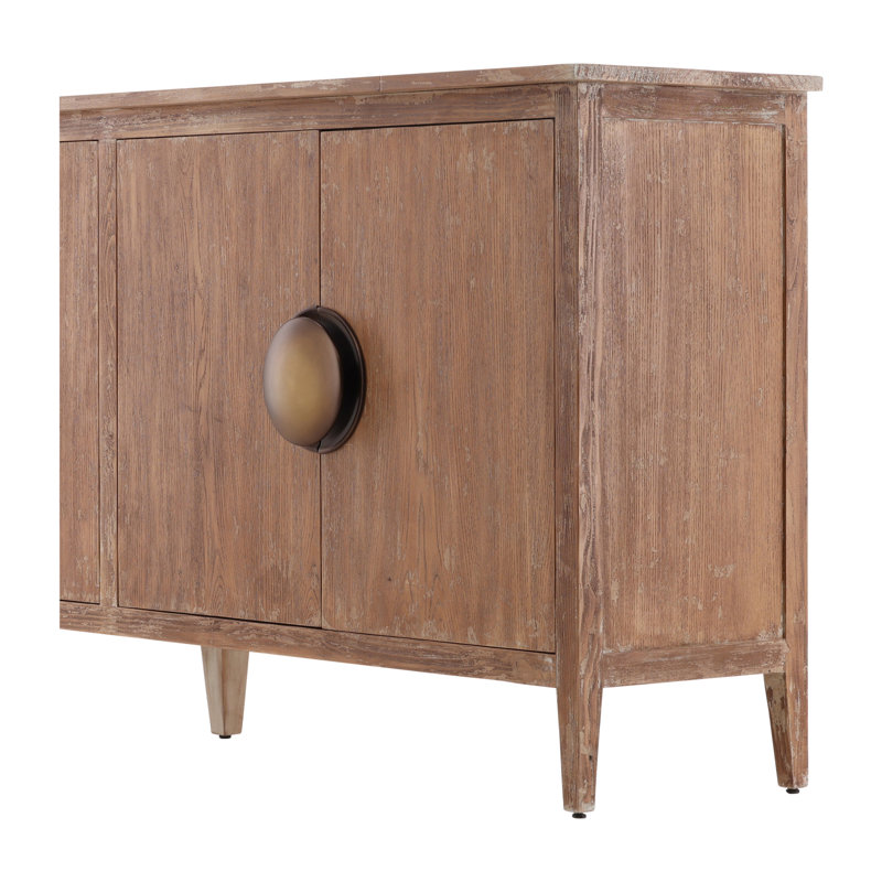 Furniture Classics Bakers Warm Pine Wood Brass Sideboard Buffet