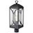 Alshawn - 1 Light Post Top - Matte Black with Clear Glass