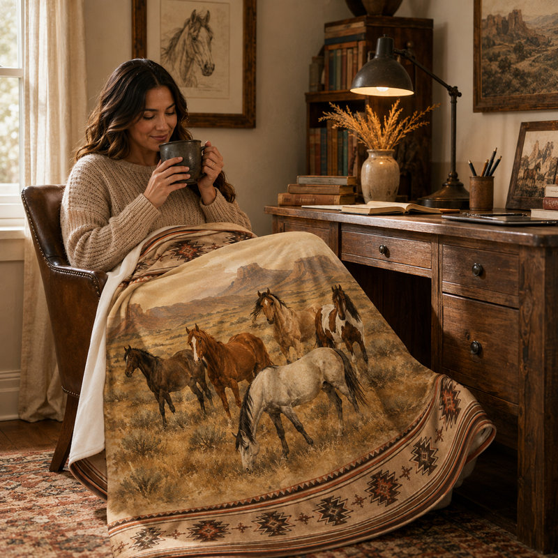Jeté Southwestern Horse