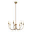 Ember 26-in Brushed Gold Chandelier-2054504849