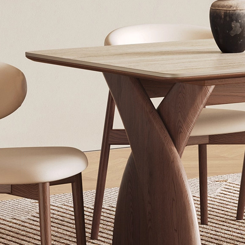Table de salle à manger American American, 5 pièces: table, 4 chaises, H 29,53 po x l 55,12 po x P 31,5 po