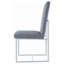 Chaise d'appoint de salle à manger rembourrée Corsica