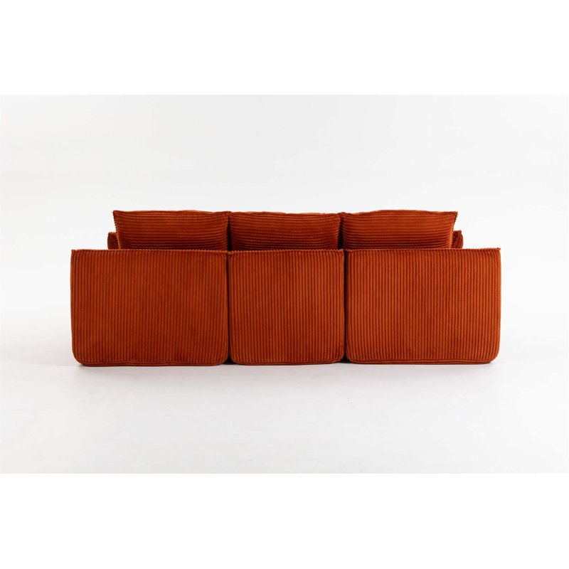 Canapé modulaire Boneless, Orange
