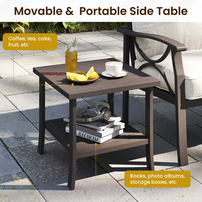 Dorisann 7 - Person Patio Conversation Set with Cushions, Khaki