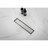 12 Inches Linear Shower Drain, Included Hair Strainer And Leveling Feet, Flange